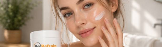 Be Refrain Face | Crema Lenitiva per Pelli Sensibili da 500ml